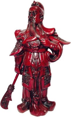14010 - 24'' Red Rosewood Guan Yu - Broken Spear |Z-69|