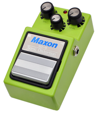 MAXON SD9 Distortion Overdrive Guitar Effects Pedal JRC4558D Made