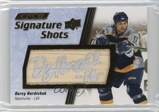 2024-25 Upper Deck Engrained Icons Darcy Hordichuk #SS-DY Auto 11sc