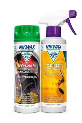 NIKWAX Tech Wash & TX Direct Spray - 2 x 300 ml Waschmittel, Impr