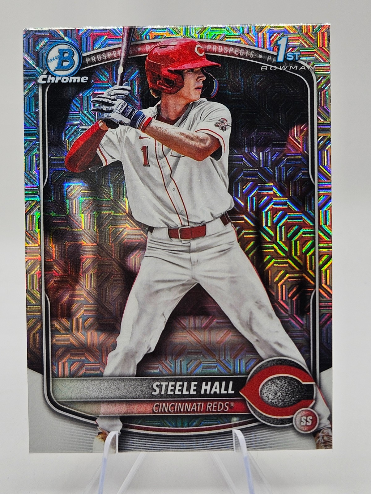 2025 Bowman Draft - Chrome Steele Hall #BDC-20 Mojo Refractor (RC)