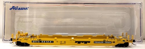 Remolque Athearn 17208 N tren Husky Stack Well vagón #56138 LN/caja | Condition: Used