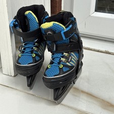 Children ice skates Black  Blue size or 11 UK/EU 29