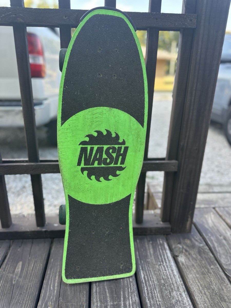 Nash Skateboard XR Z2 Long Board Vintage 80s Palm Trees Neon | eBay