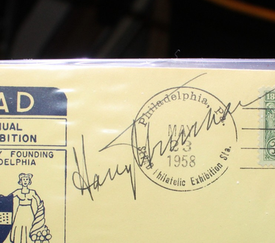#ad President Harry Truman signature on FDC $99.99
