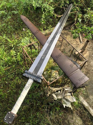 63Inch Handmade Long Guts Raider From Berserk Anime Sword Large Functional Sword