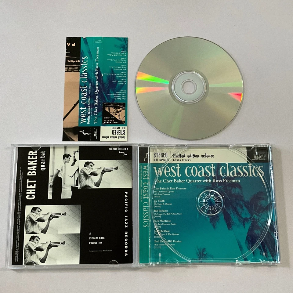 Chet Baker Quartet + Russ Freeman West Coast Classics Limited OBI SBM HIFI MONO Foto 2 de 2