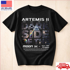 Artemis II Dark Side Shirt April 2026 NASA Moon Mission Space Tee