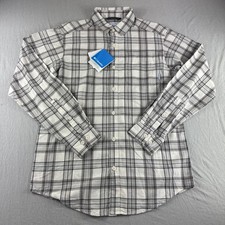 Columbia Hardy Ridge Long Sleeve Shirt Men S Plaid Button Up Outdoors Hiking NEW