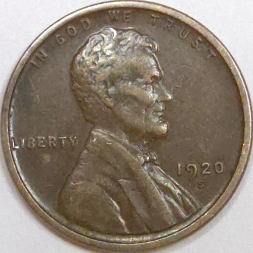 1920-S Lincoln Wheat Cent - XF (Lot#2)