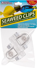 Fish Feeder Seaweed Clips for Saltwater Fish - Aquarium Suction Cups, Holds Food