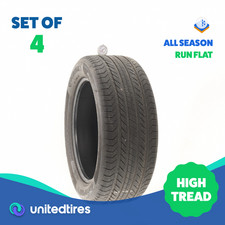 Set Of 4 Used 25550r19 Continental Procontact Gx Ssr Moe 107h - 9-9.532 Set Of 4 Used 25550r19 Continental Procontact Gx Ssr Moe 107h - 9-9.532