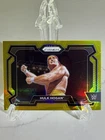 2024 Panini GOLD Prizm /10 Hulk Hogan SSP WWF/WWE LEGEND Card No.70 RARE