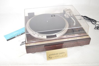 Victor JVC QL-Y7 Direct Drive Turntable Plattenspieler getestet mit Handbuch