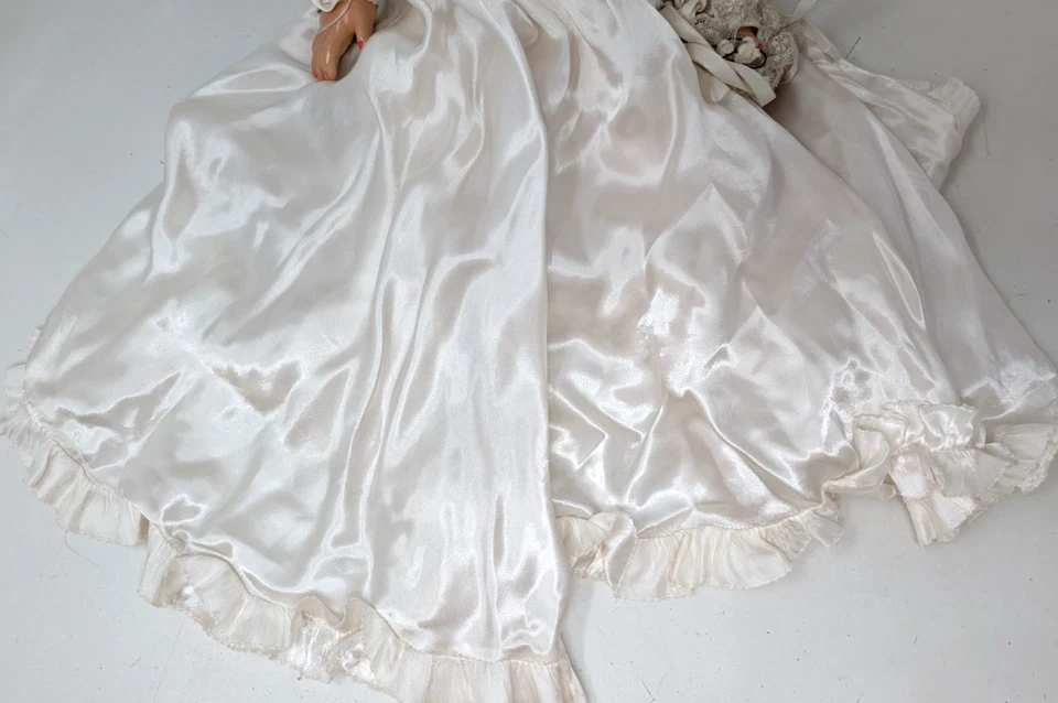 Muñeca vintage Effanbee Anne Shirley pequeña dama composición novia boda 21" Foto 4 de 4