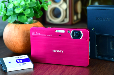 Sony Cyber-shot DSC-T700 10.1MP Digital Camera - Silver for sale