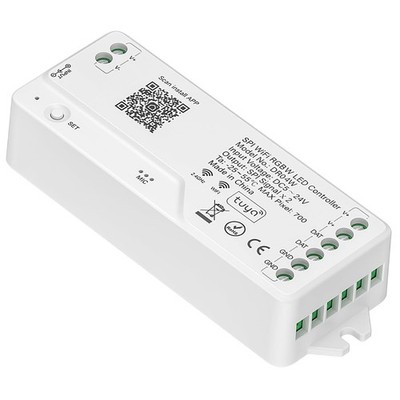 2.4G WiFi DR04W SPI RGBW Controller Tuya APP/Smart Life/Google Home/Alexa Con...