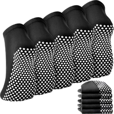 Grip Socks for Women & Men- Non Slip Grippy Sticky Anti Skid Slipper Socks for Y