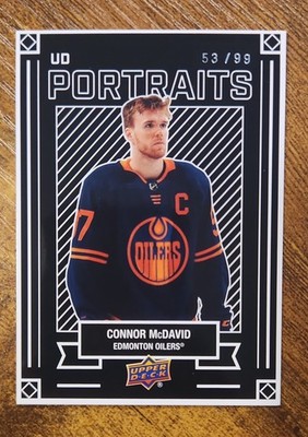 2022-23 Upper Deck Series 1 - Ud Portraits Connor McDavid #P-9 Gold /99