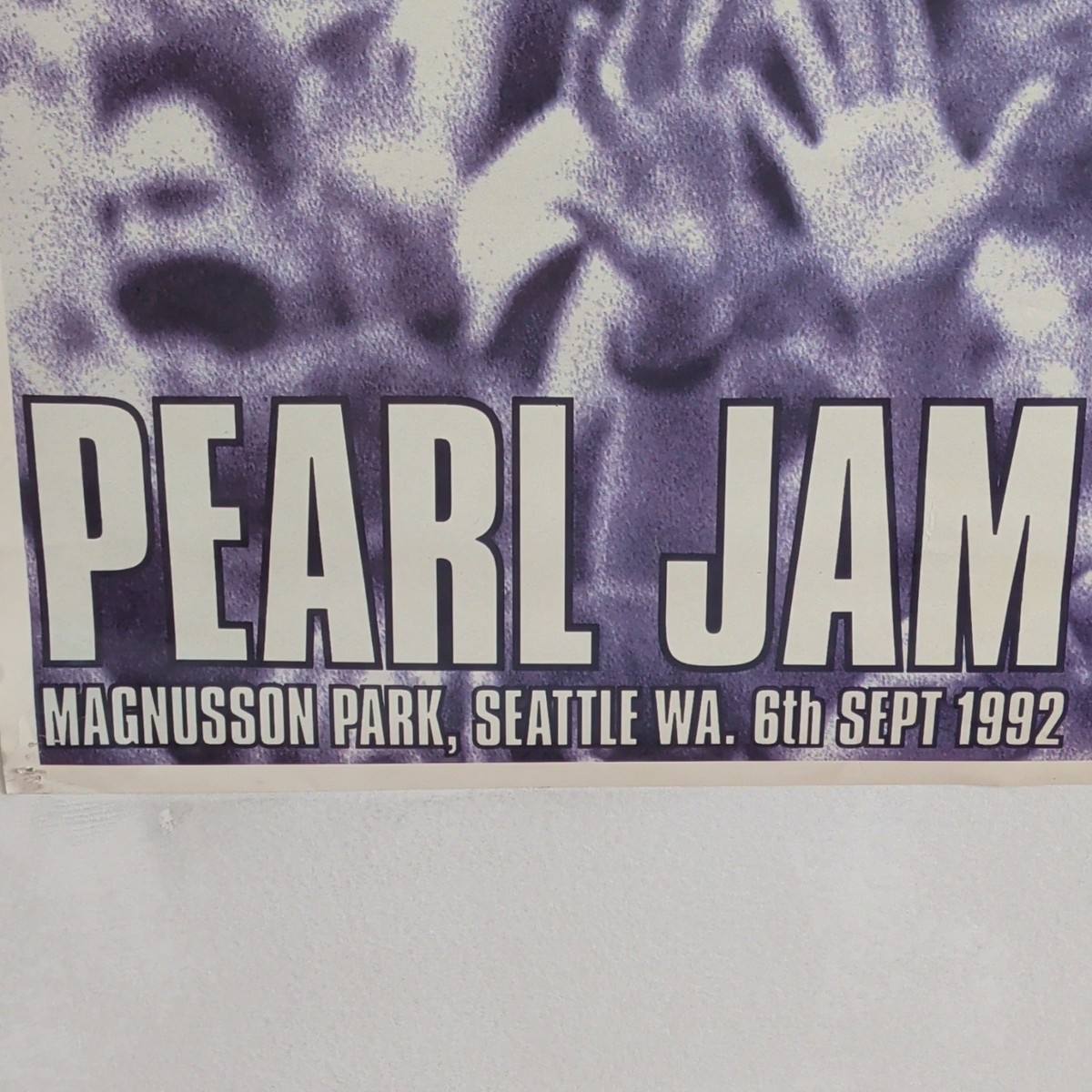 Pearl Jam Eddie Vedder Concert Poster Seattle WA 6th September