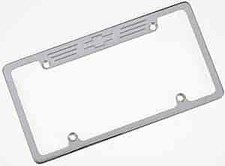 Billet Specialties Billet License Plate Frame Chevy Bow Tie Recessed