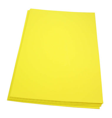 Craft Foam Sheets--12 x 18 Inches -Yellow- 5 Sheets-2 MM Thick