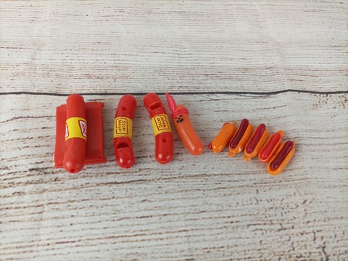 Konvolut Oscar Mayer Wiener Pfeife & Hotdog Halsketten - 9er Set