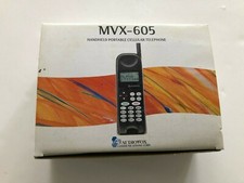 Audiovox MVX-605 Cellphone Black Original Box w home charger /case/ manual