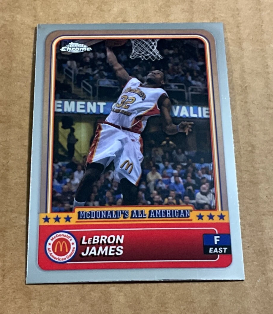 Lebron James trading card