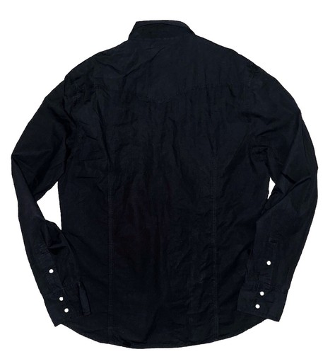 Y2K True Religion Black Pearl Druckknopf Hemd Herren Langarm 3XL XXXL Vintage - Bild 2 von 5