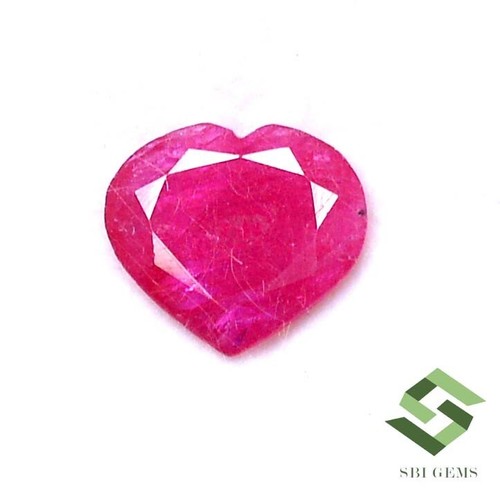 13.50x12 mm Certified Natural Ruby Heart Shape Cut 5.24 CTS Loose Gemstone - Picture 2 of 8