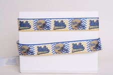 UCLA BRUINS FOOTBALL 7/8" GROSGRAIN RIBBON -VARIOUS YARDS FROM USA