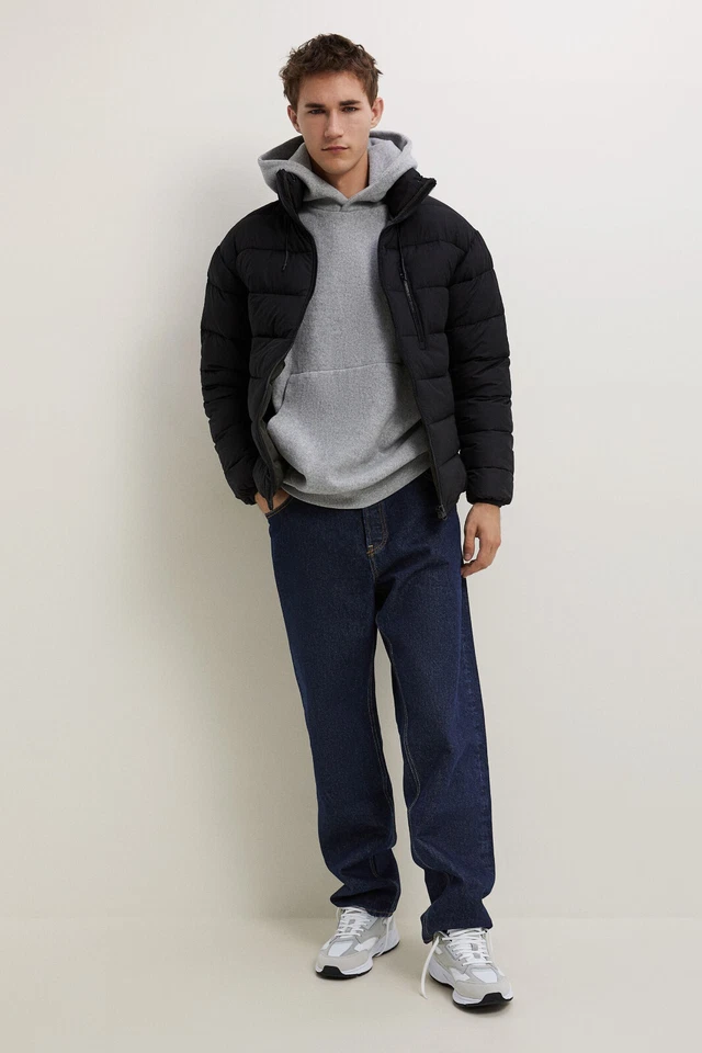 $89.90 ZARA Men's Hooded Puffer Jacket Black 3918/312/800 Size L - Image 2 of 4