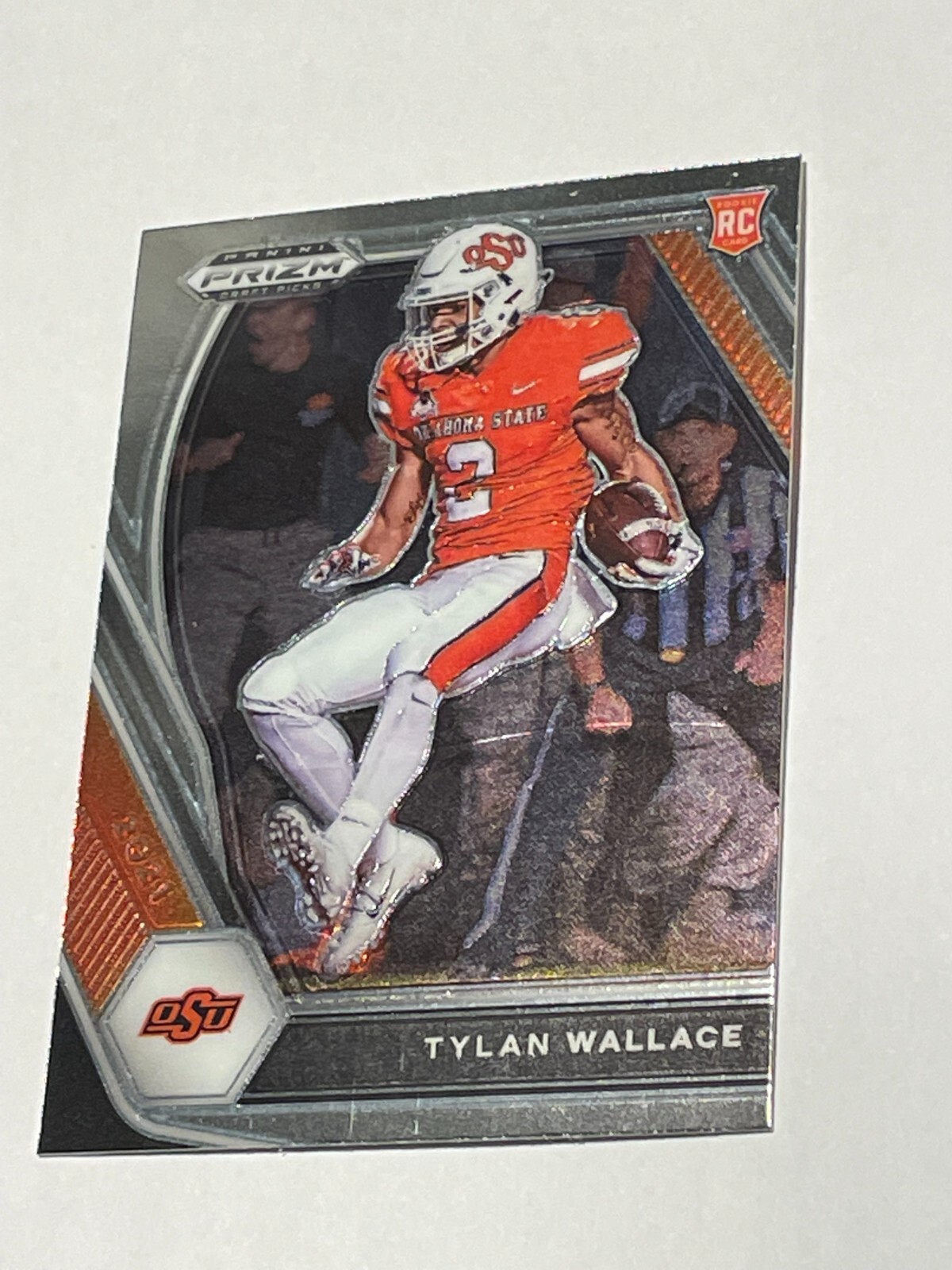 2021 Prizm Draft Picks Tylan Wallace RC #126 Baltimore Ravens Rookie OSU