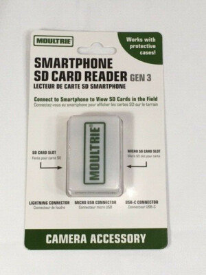 Moultrie Gen Smartphone SD Card Reader MCA-13488 Brand