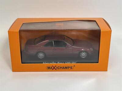 Minichamps 1 43 MERCEDES BENZ 600 SEC COUPE RED METALLIC