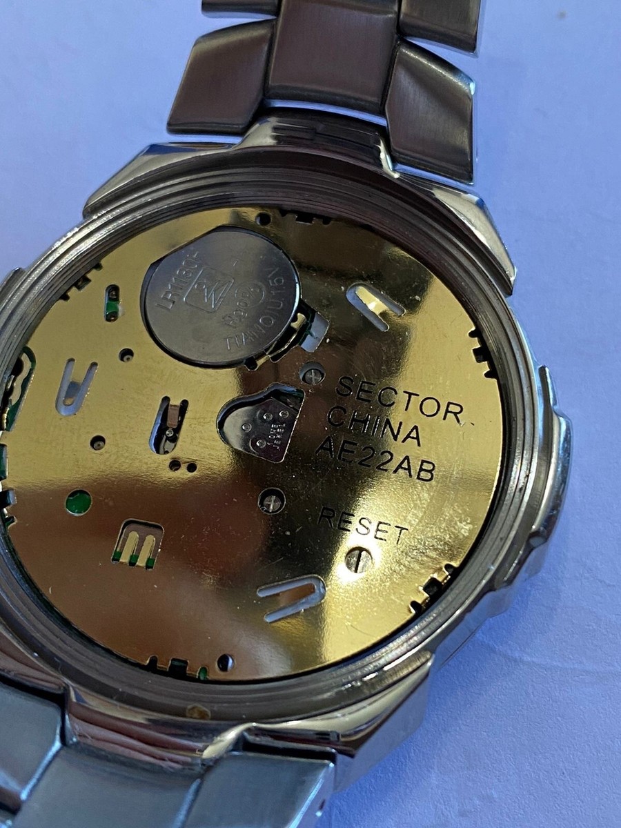 Sector 250 watch Analog Chrono Digital Quartz Mens 42mm Ref