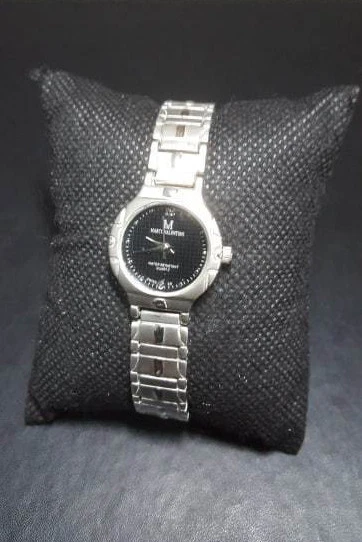 Ladies Marco Valentino Black Dial Electro Plated Case & Stainless Steel Band. - image 3 of 4