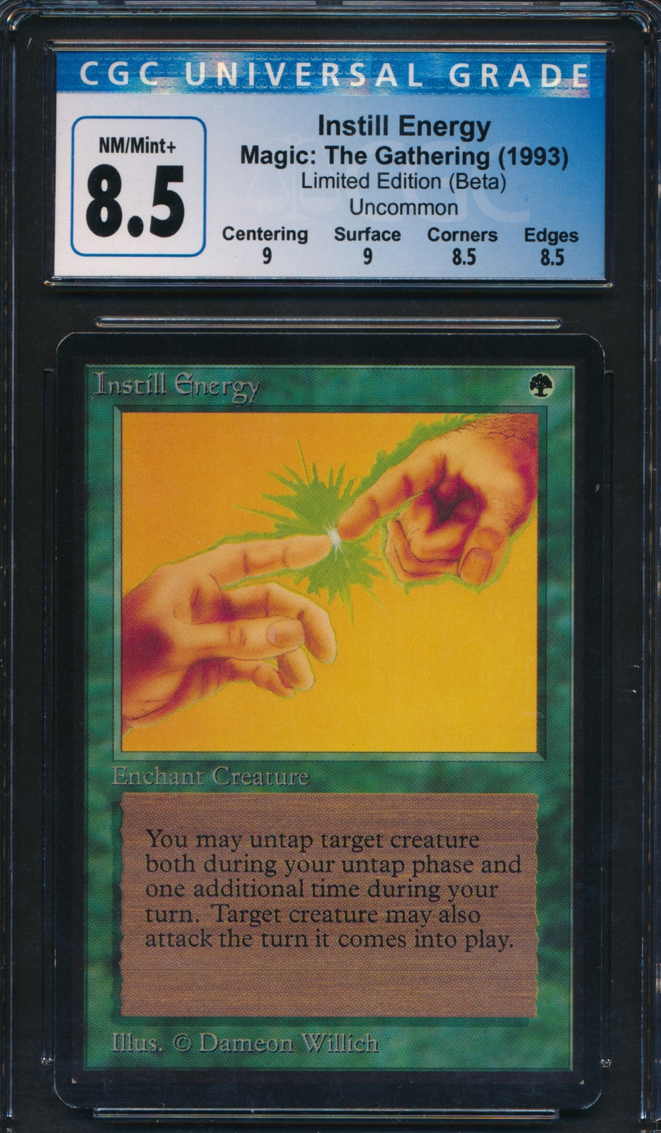 Beta Instill Energy CGC 8.5 Graded Magic MTG (0046) -magicgraders-