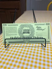 RARE Heathkit MASTER BUILDER CLUB 500 HOLIDAY BONUS POINTS CERTIFICATE UNFILLED