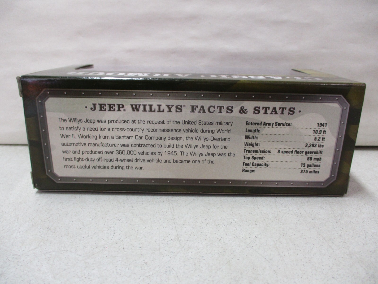 Wow Toyz Jeep Willys 1/32
