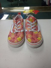 Vans off the Wall Kids US Size 9.0Sneakers Fruits Lace Up Orange Casual Shoes