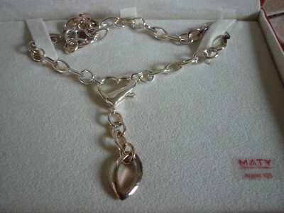Collier En Argent De La Marque MATY - Occasion, Couleur Argenté