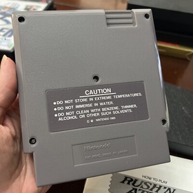NES Rush&rsquo; N Attack 1987, cartuccia originale autentica testata dal proprietario come nuova