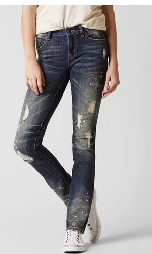 Rock Revival Remix Mid-Rise Straight 