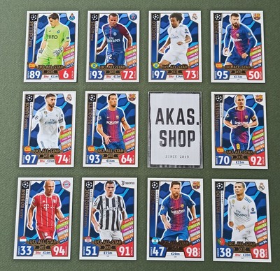 UCL All-Star XI 2017/ 2018 Match Attax Champions League Auswahl choose TOPPS