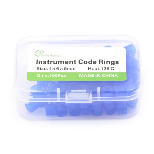 Dental / Hygienist Instrument Silicone Color Code Rings 100 Pcs Autoclavable - Picture 12 of 19
