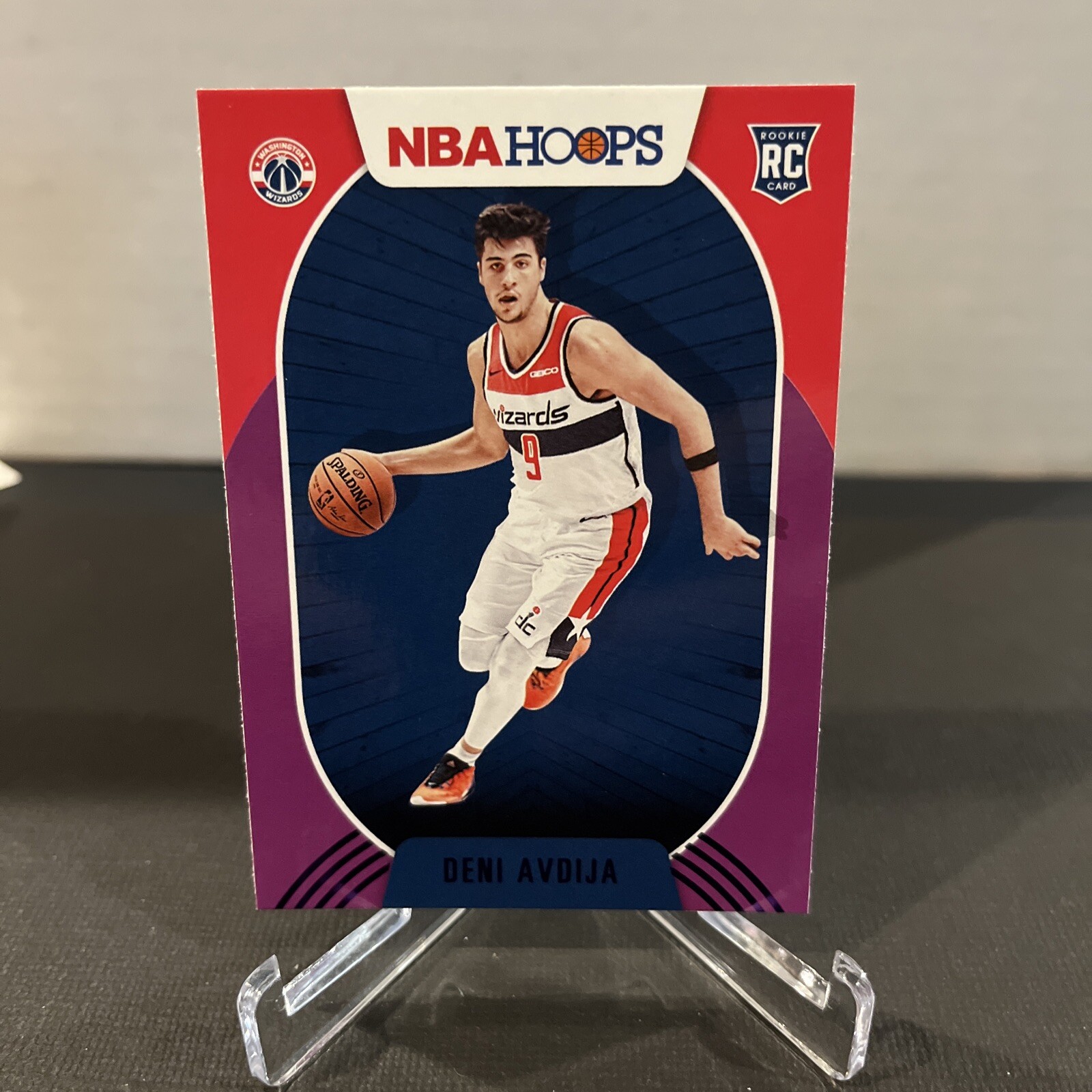 Deni Avdija RC 2020 Hoops Purple #201 Basketball Card