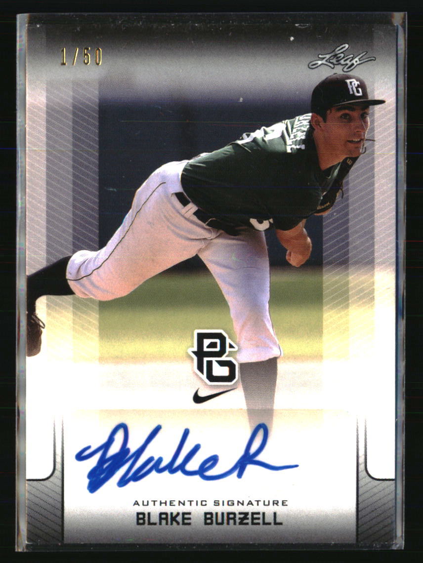 Blake Burzell 2017 Leaf Perfect Game National Showcase Autographs /50 #BABB1