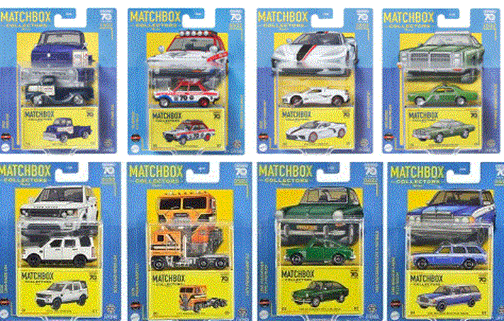 2023 Matchbox COLLECTORS 🛞70 YEARS🛞true grip ➽ vehicles